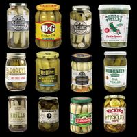 Vintage Canned Pickles Pickle Lovers Pickle Flatbill Hat