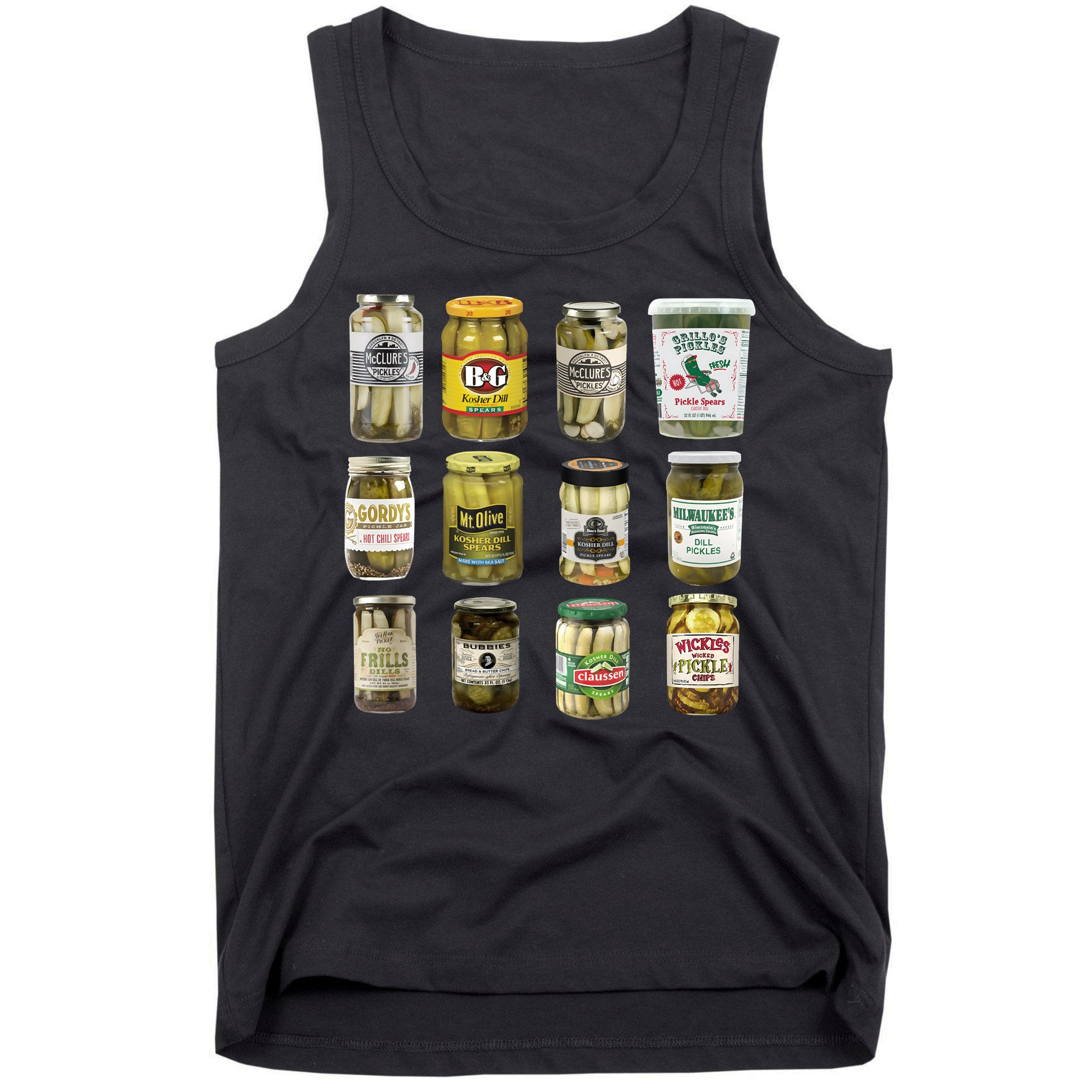 Vintage Canned Pickles Pickle Lovers Pickle Tank Top