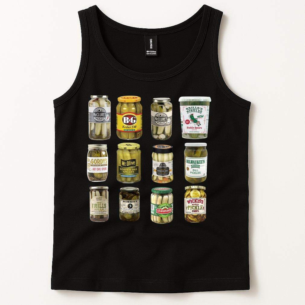 Vintage Canned Pickles Pickle Lovers Pickle Tank Top