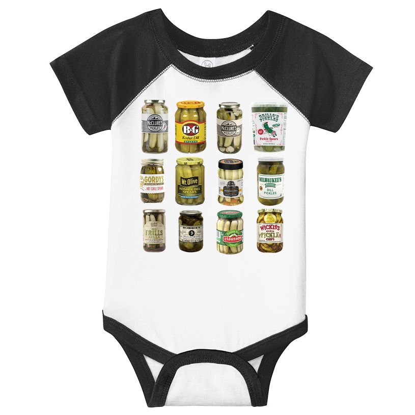 Vintage Canned Pickles Pickle Lovers Pickle Infant Baby Jersey Bodysuit