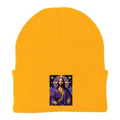 Viva Cristo Rey Catholic Jesus Christ The King Knit Cap Winter Beanie