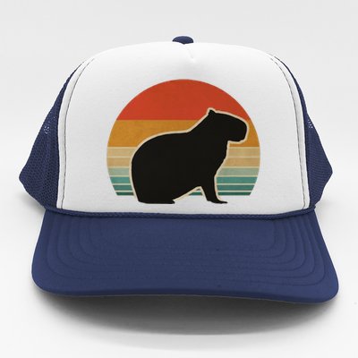 Vintage Capybara Retro Capybara Trucker Hat