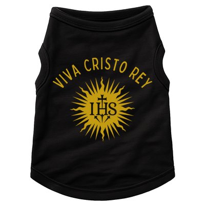 Viva Cristo Rey Roman Catholic Doggie Tank