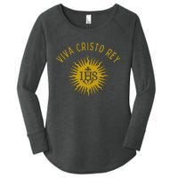 Viva Cristo Rey Roman Catholic Women's Perfect Tri Tunic Long Sleeve Shirt