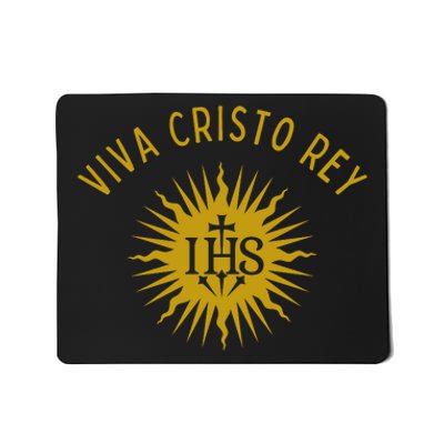 Viva Cristo Rey Roman Catholic Mousepad