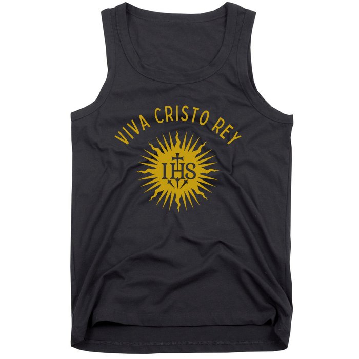 Viva Cristo Rey Roman Catholic Tank Top