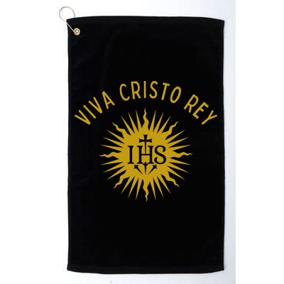 Viva Cristo Rey Roman Catholic Golf Towel