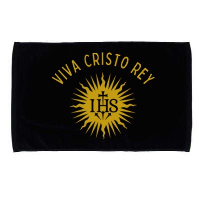 Viva Cristo Rey Roman Catholic Microfiber Hand Towel