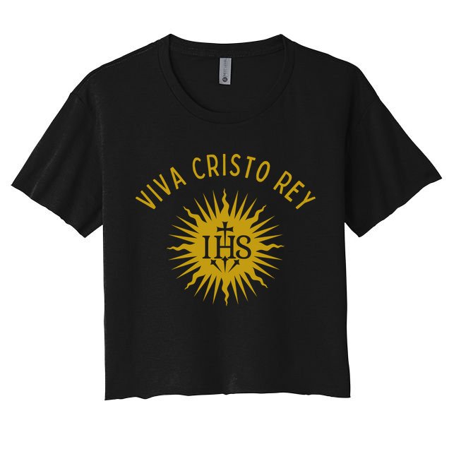 Viva Cristo Rey Roman Catholic Crop Top