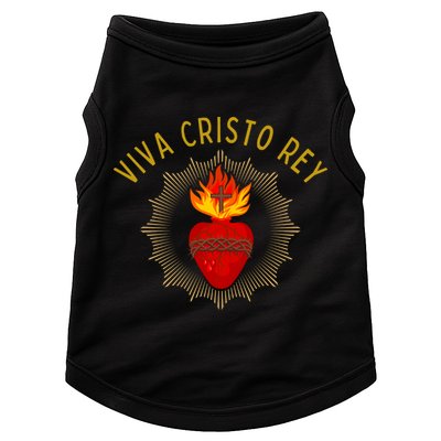 Viva Cristo Rey Roman Catholic Doggie Tank