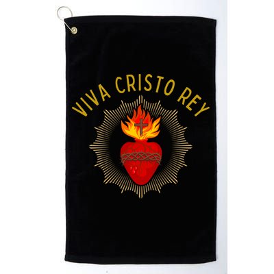 Viva Cristo Rey Roman Catholic Golf Towel