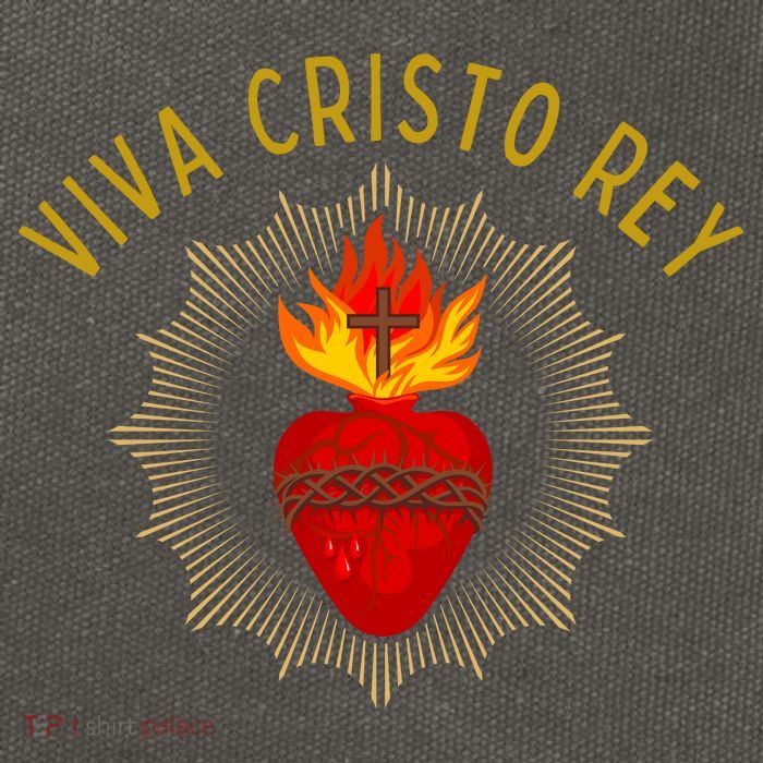 Viva Cristo Rey Roman Catholic Cotton Canvas Backpack