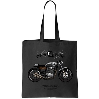 Vintage Cafe Racer Poster Bag