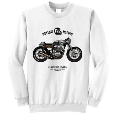 Vintage Cafe Racer Poster Sweatshirt