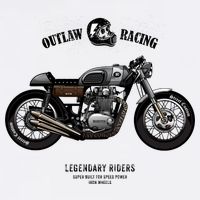 Vintage Cafe Racer Poster Beanie