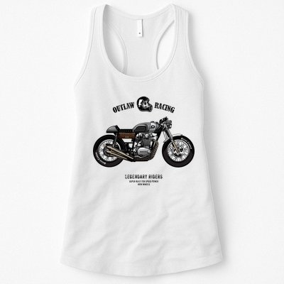 Vintage Cafe Racer Poster Womens Tank Top
