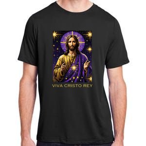 Viva Cristo Rey Roman Catholic Jesus Christ Adult ChromaSoft Performance T-Shirt