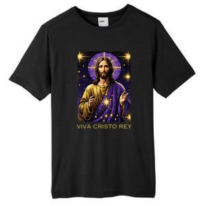 Viva Cristo Rey Roman Catholic Jesus Christ Tall Fusion ChromaSoft Performance T-Shirt