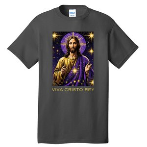 Viva Cristo Rey Roman Catholic Jesus Christ Tall T-Shirt