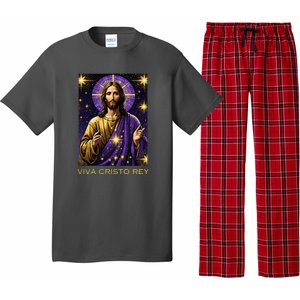 Viva Cristo Rey Roman Catholic Jesus Christ Pajama Set