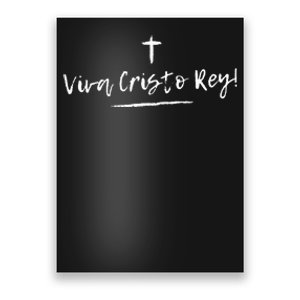 Viva Cristo Rey Catholic Christian Religious Poster