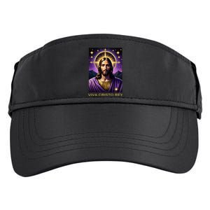 Viva Cristo Rey Roman Catholic Jesus Christ Adult Drive Performance Visor