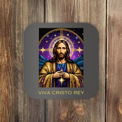 Viva Cristo Rey Catholic Jesus Christ The King Coaster