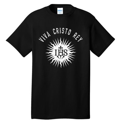 Viva Cristo Rey Catholic Cristeros Tall T-Shirt