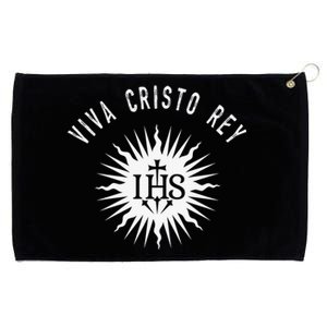 Viva Cristo Rey Catholic Cristeros Grommeted Golf Towel