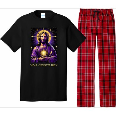 Viva Cristo Rey Catholic Jesus Christ The King Pajama Set