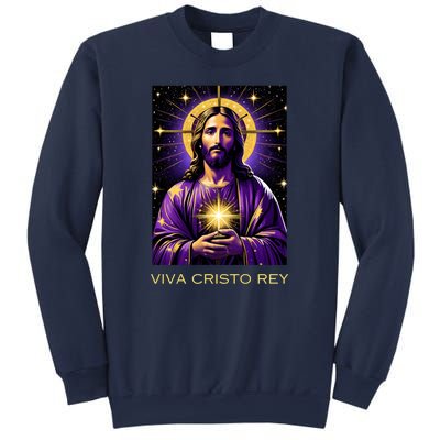 Viva Cristo Rey Catholic Jesus Christ The King Sweatshirt