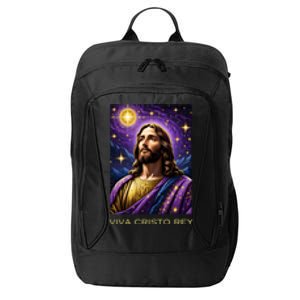 Viva Cristo Rey Roman Catholic Jesus Christ City Backpack