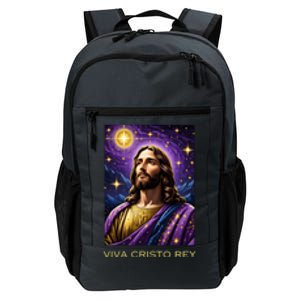 Viva Cristo Rey Roman Catholic Jesus Christ Daily Commute Backpack