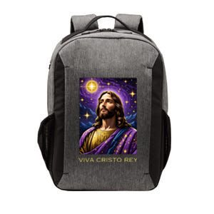 Viva Cristo Rey Roman Catholic Jesus Christ Vector Backpack