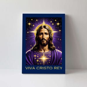 Viva Cristo Rey Roman Catholic Jesus Christ Canvas