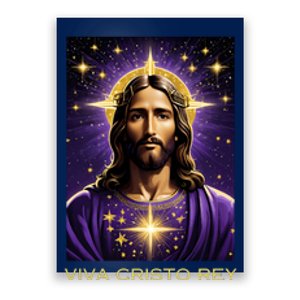 Viva Cristo Rey Roman Catholic Jesus Christ Poster