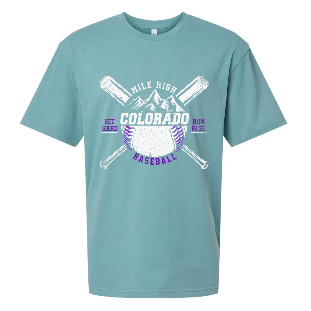 Vintage Colorado Rocky Mountains Retro Baseball Fan Sueded Cloud Jersey T-Shirt