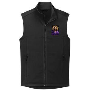 Viva Cristo Rey Roman Catholic Jesus Christ Collective Smooth Fleece Vest