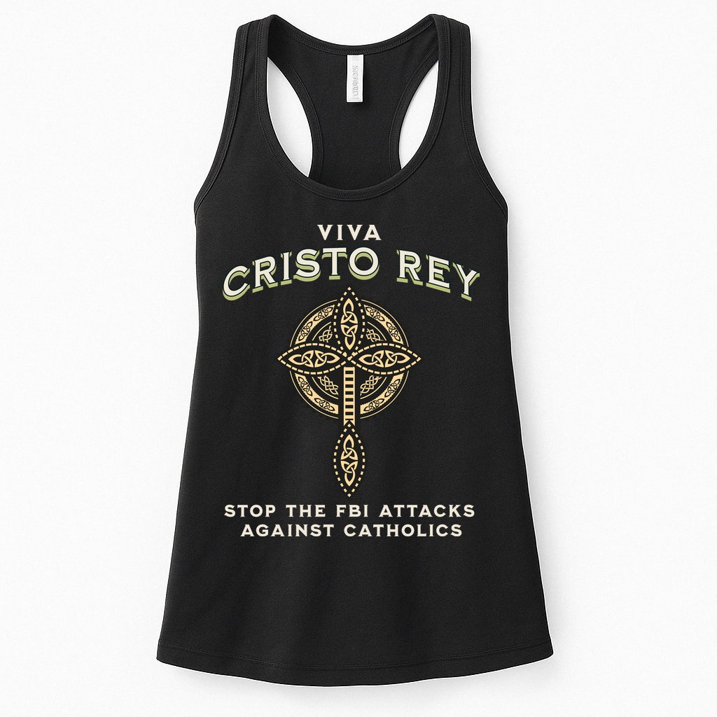 Viva Cristo Rey Roman Catholic Religious Freedom Womens Tank Top