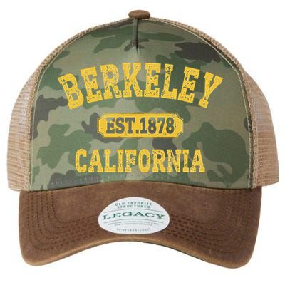 Vintage Cali Retro Berkeley California CA Berkeley Legacy Tie Dye Trucker Hat