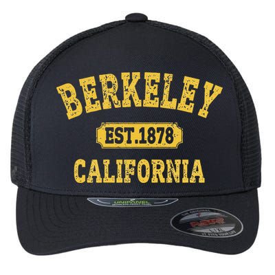 Vintage Cali Retro Berkeley California CA Berkeley Flexfit Unipanel Trucker Cap