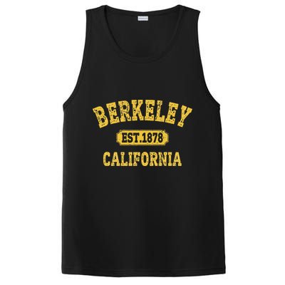 Vintage Cali Retro Berkeley California CA Berkeley PosiCharge Competitor Tank
