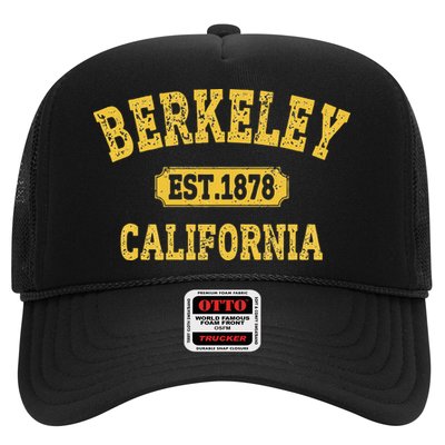 Vintage Cali Retro Berkeley California CA Berkeley Trucker Hat