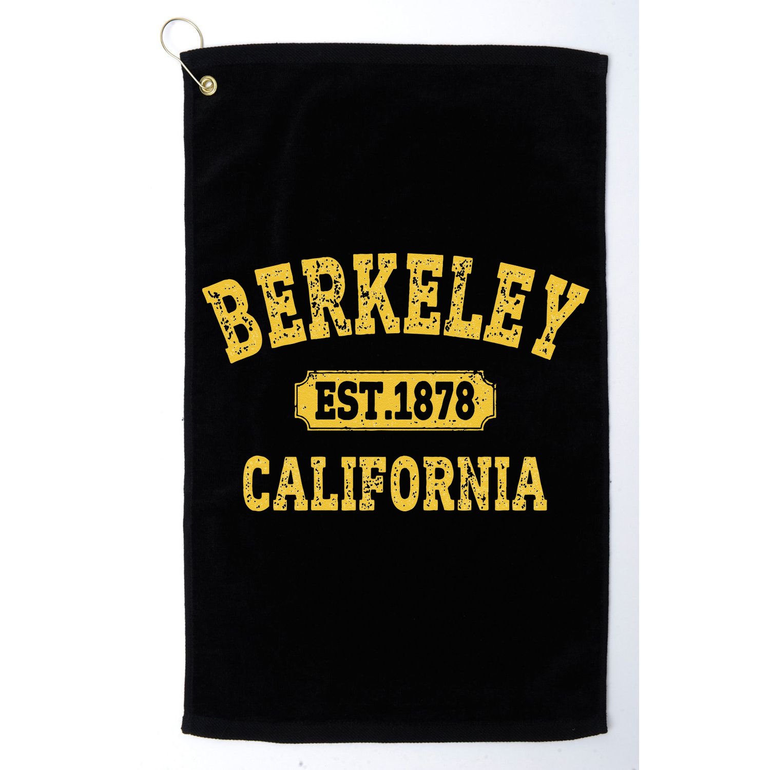 Vintage Cali Retro Berkeley California CA Berkeley Golf Towel