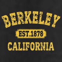 Vintage Cali Retro Berkeley California CA Berkeley Golf Towel