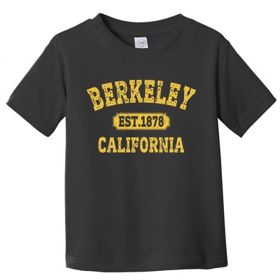 Vintage Cali Retro Berkeley California CA Berkeley Toddler T-Shirt