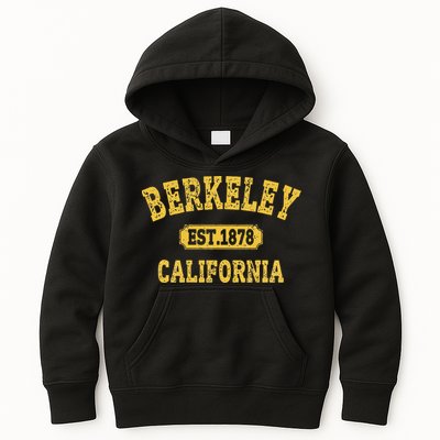 Vintage Cali Retro Berkeley California CA Berkeley Kids Hoodie