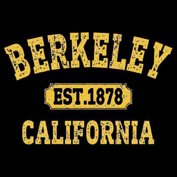 Vintage Cali Retro Berkeley California CA Berkeley Short Acrylic Beanie