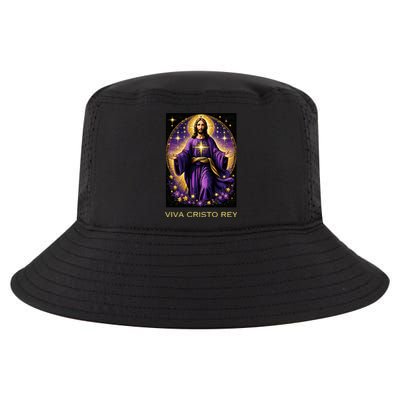 Viva Cristo Rey Roman Catholic Jesus Christ Cool Comfort Performance Bucket Hat