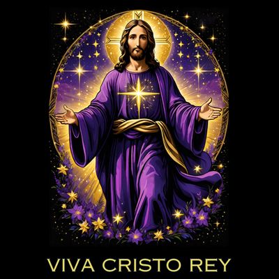 Viva Cristo Rey Roman Catholic Jesus Christ T-Shirt